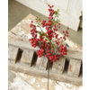 25" Weatherproof Berry & Leaf Spray