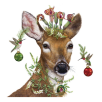 Christmas Princess Lunch Napkin