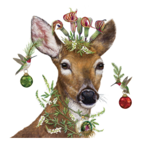  Paper Products Design Christmas Princess Lunch Napkin 