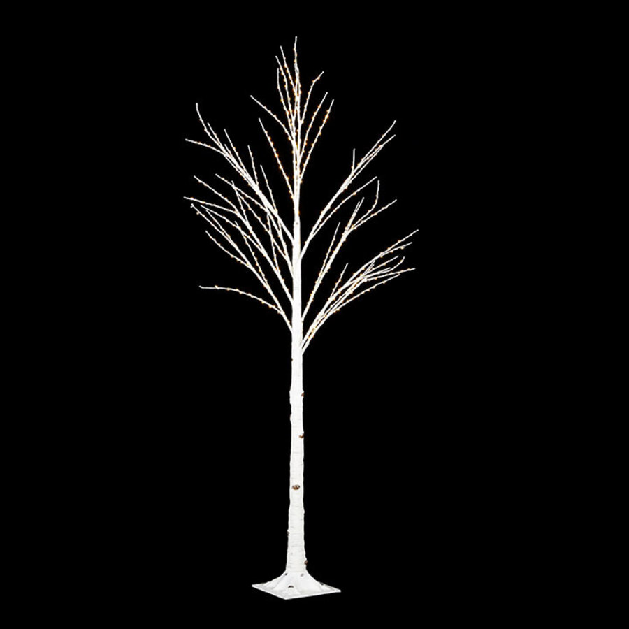 6' Birch Lighted Tree w/ Fairy Lights