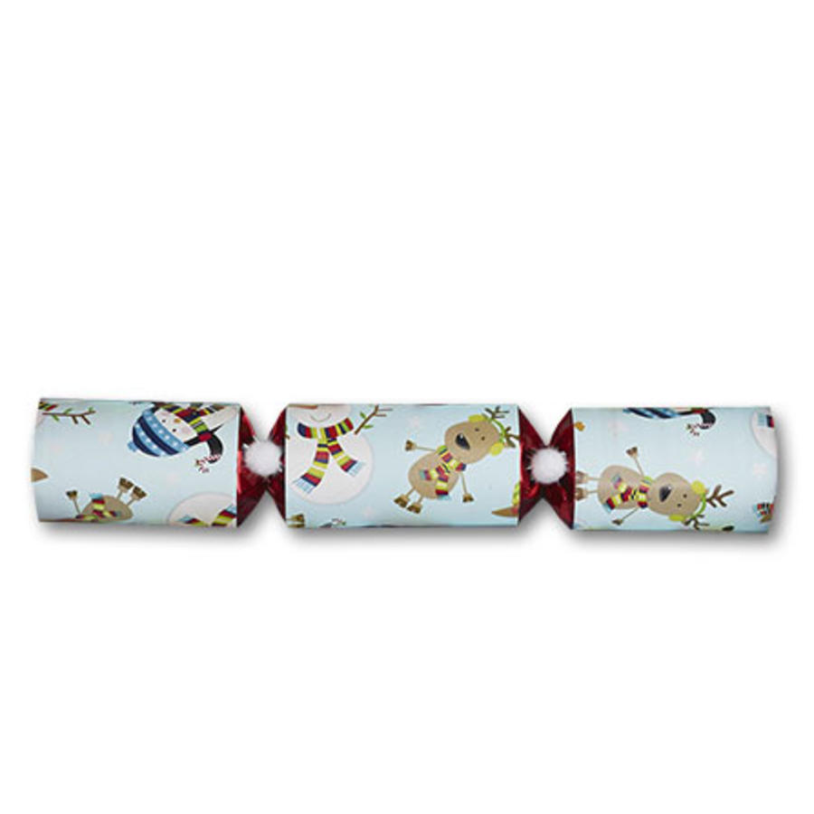 Racing Snowmen Party Crackers