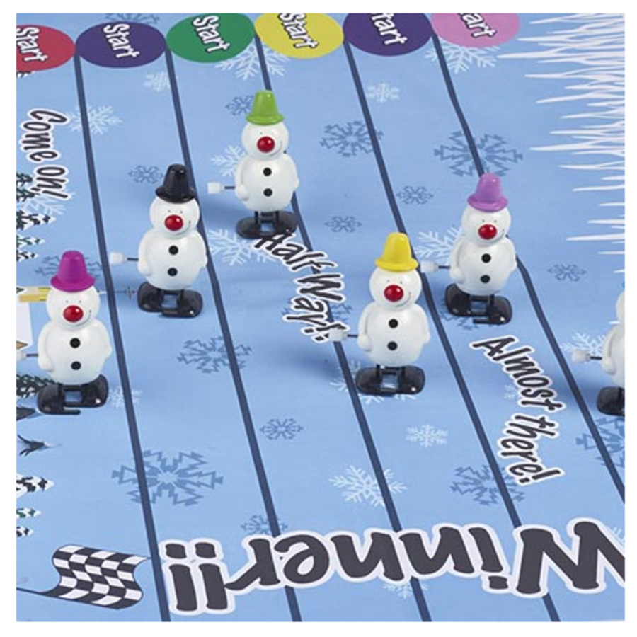 Racing Snowmen Party Crackers
