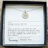 Becoming Trees Small Round Necklace Sterling