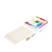 DIY 3D Wooden Birdhouse with Paint Kit Hex