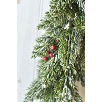 48" Redrush Iced Pine Garland