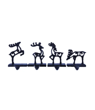 Metal Deer Stocking Hanger