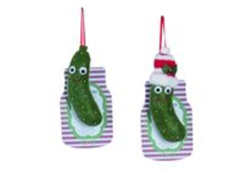  Felt Christmas Pickle Orn 
