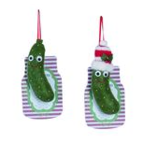  Felt Christmas Pickle Orn 