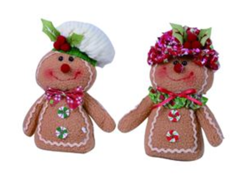  Plush Gingerbread Ornament 