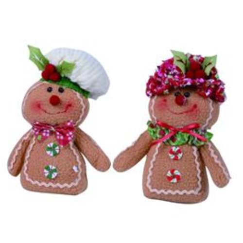  Plush Gingerbread Ornament 