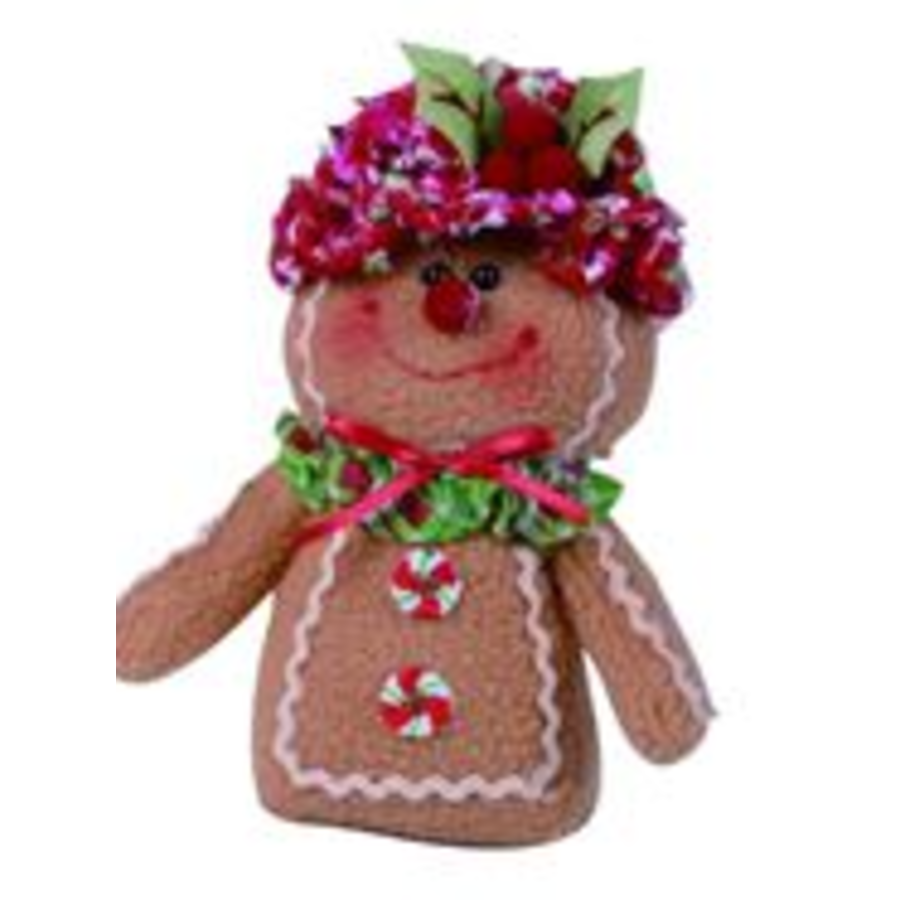 Plush Gingerbread Ornament