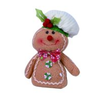 Plush Gingerbread Ornament