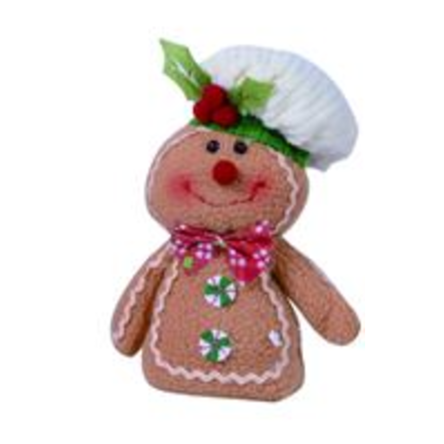 Plush Gingerbread Ornament