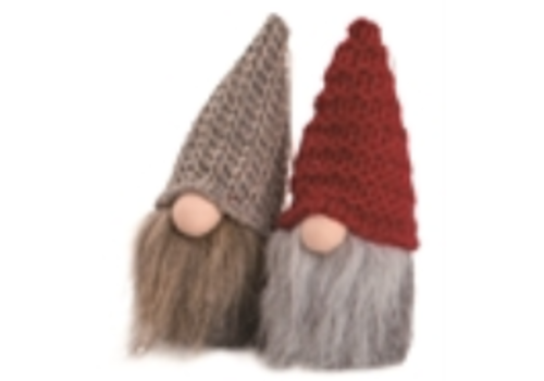 Plush Santa Gnome Orns S/12 