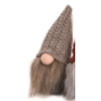 Plush Santa Gnome Orns S/12