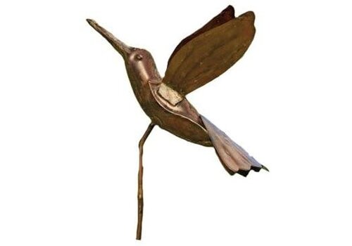  Flamed Hummingbird Garden Stake 