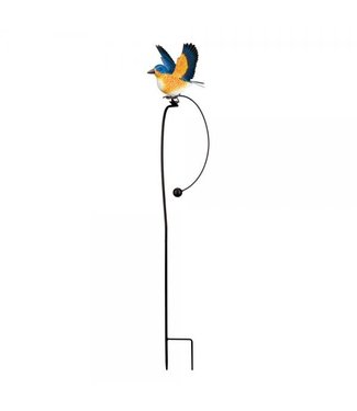 Rocker Bird Stake - Blue Bird