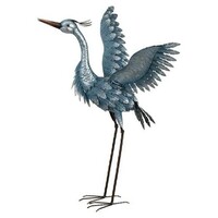 Metallic Blue Heron 29 - Wings Up