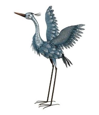 Metallic Blue Heron 29 - Wings Up