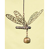 Flamed Dragonfly w/ Bell Ornament