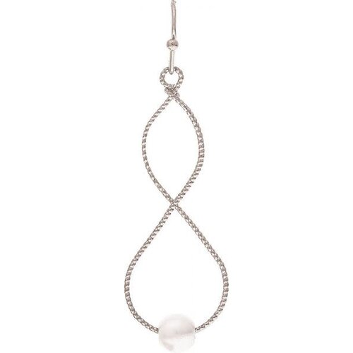  Rain Jewelry Collection Pearl Infinity Twist Earrings 