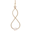 Rain Jewelry Collection Pearl Infinity Twist Earrings