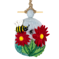 Bumblebee Wool Birdhouse