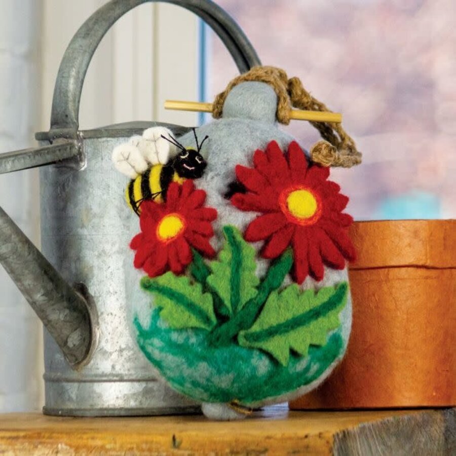 Bumblebee Wool Birdhouse
