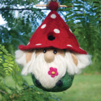 Garden Gnome Wool Birdhouse