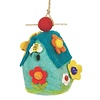 Flower House Wool Birdhouse