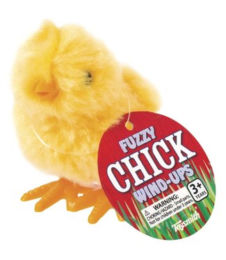 Toysmith Yellow Fuzzy Wind Up Chick