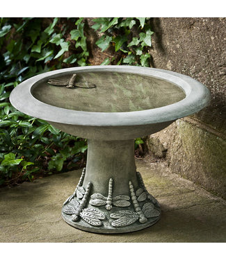 Campania International Dragonfly Birdbath Small