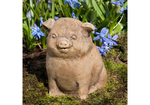 Campania International Piglet Cast Stone Statue 