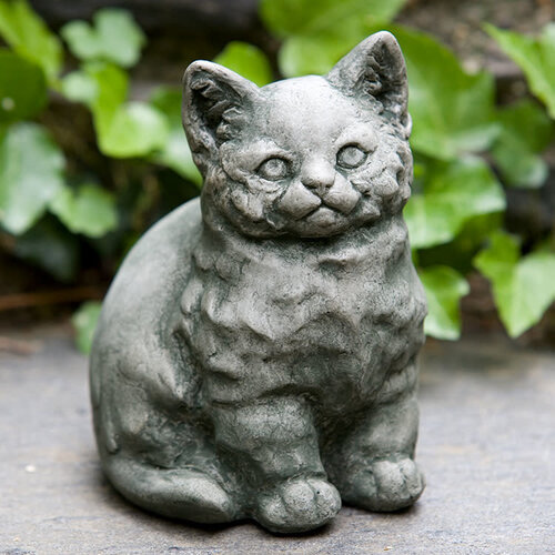  Campania International Kitty Cast Stone Statue 