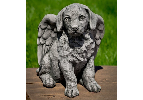  Campania International Angel Puppy Cast Stone Statue 