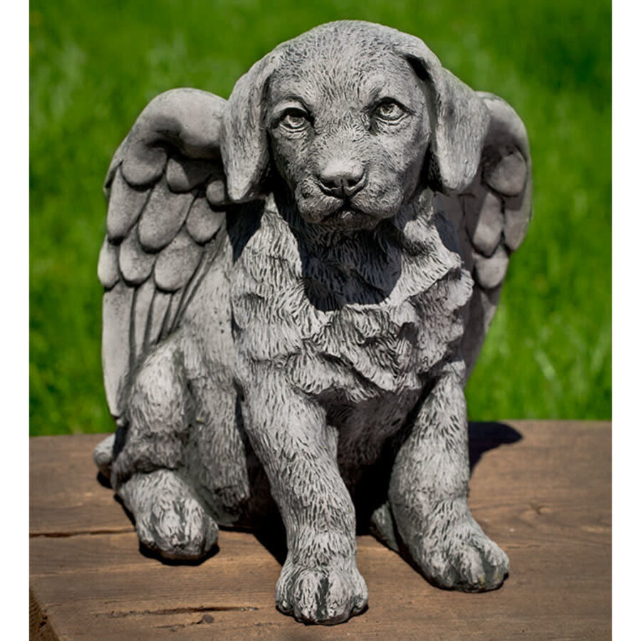 Angel Puppy Cast Stone Statue