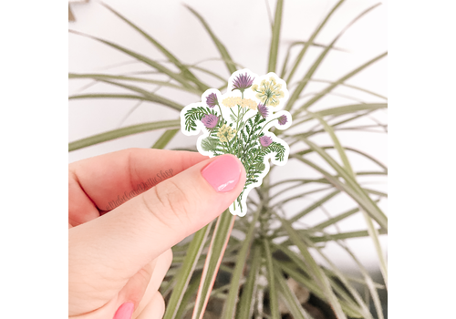  Mabel and Dottie Shop Wildflowers Sticker 