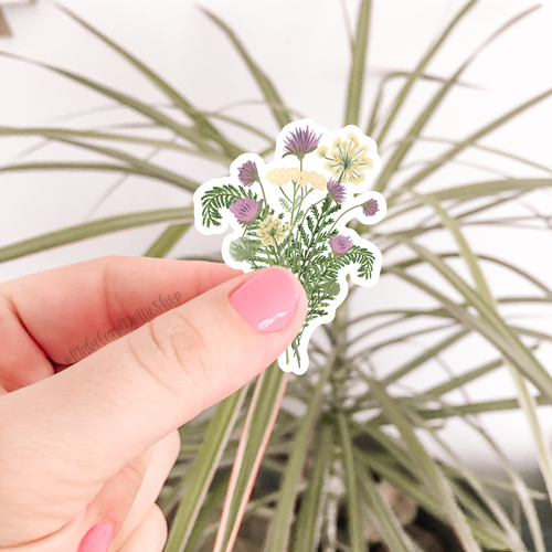  Mabel and Dottie Shop Wildflowers Sticker 