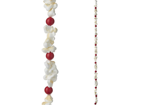  5.5' Popcorn and Berry Garland 
