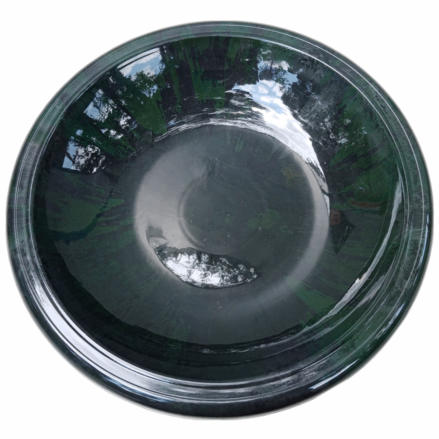 Fiber Clay Birdbath 19" Bowl