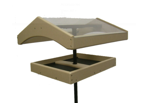  Pole Topper for Platform Bird Feeder 
