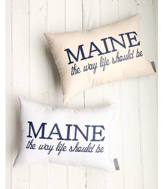 Seagate Studio Maine Motto Pillow