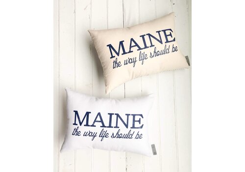  Seagate Studio Maine Motto Pillow 
