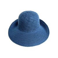 Hand-Dyed Cotton Half Brim Hat