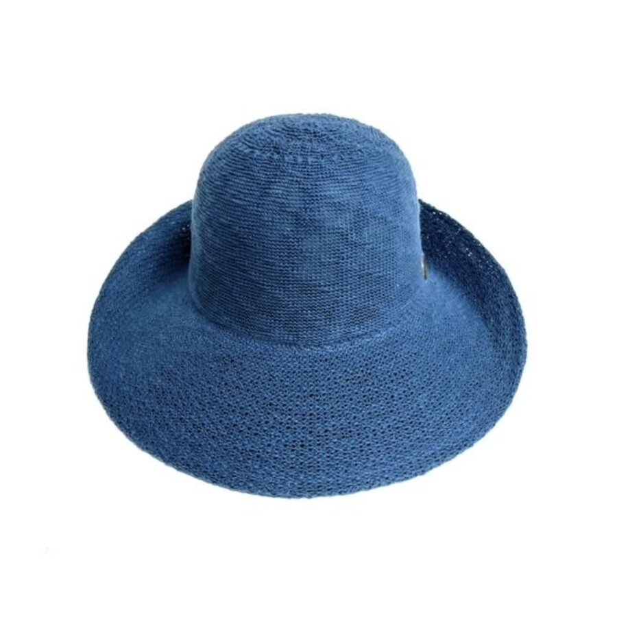 Hand-Dyed Cotton Half Brim Hat
