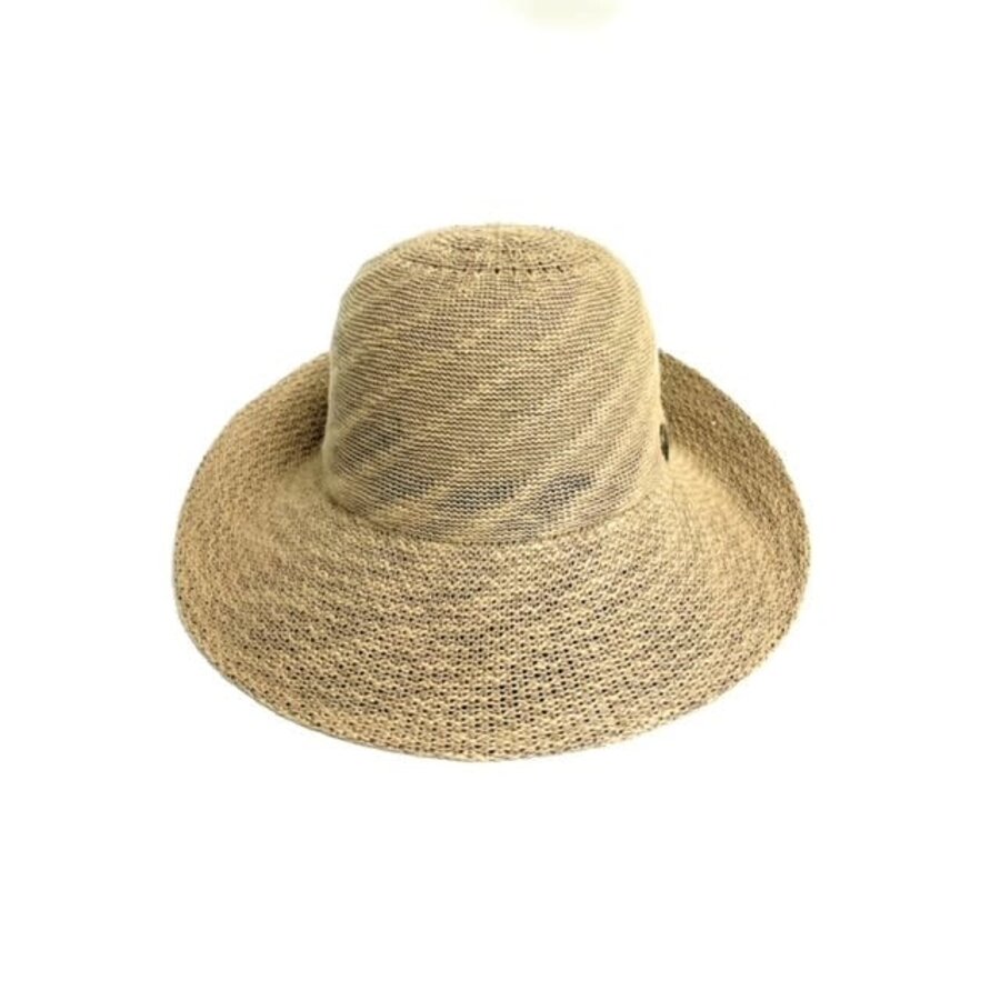 Hand-Dyed Cotton Half Brim Hat