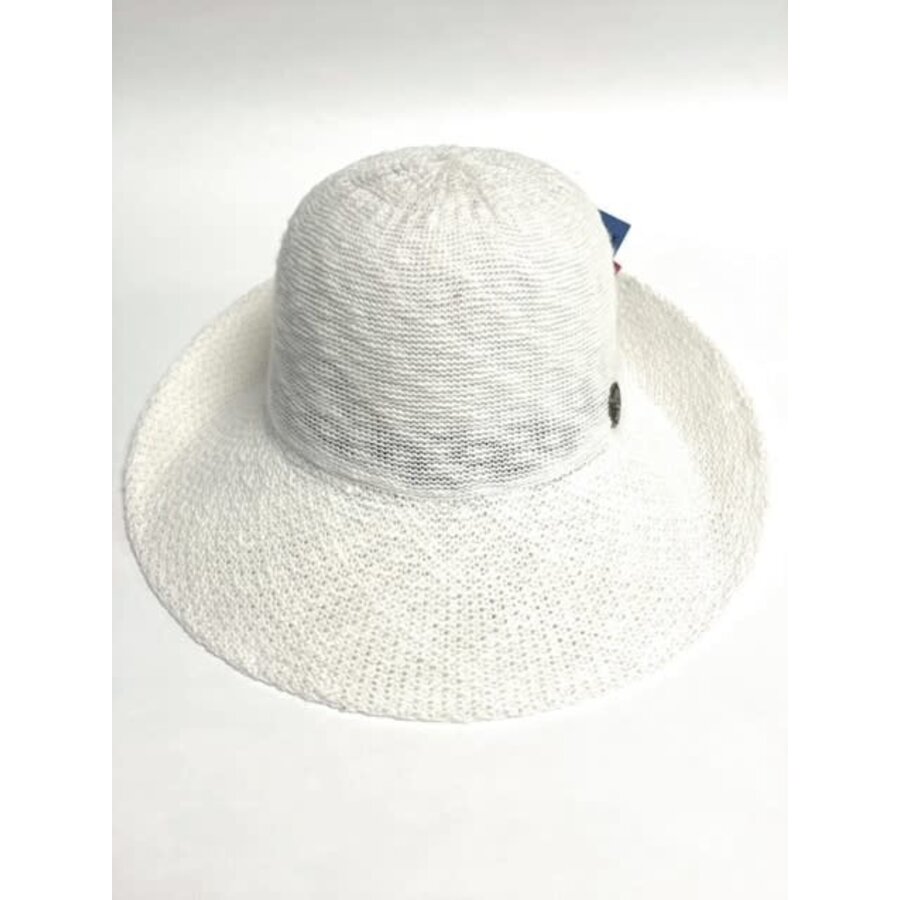 Hand-Dyed Cotton Half Brim Hat
