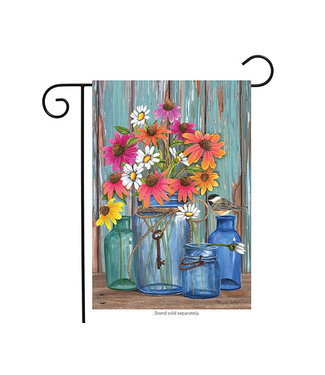 Farm Fresh Flowers Garden Flag