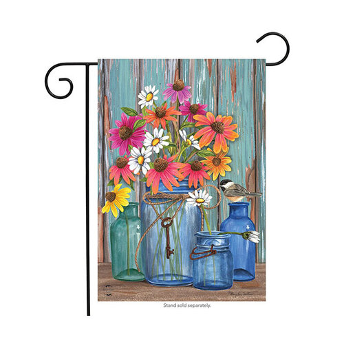  Farm Fresh Flowers Garden Flag 