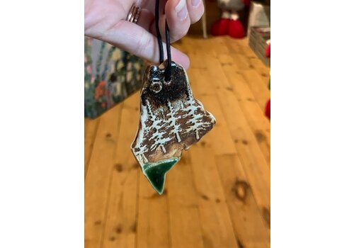  Northern Possessions Maine Shape Pottery Ornament 